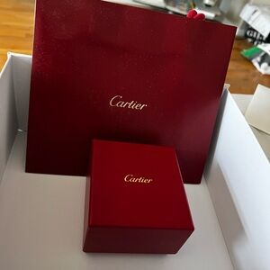 Cartier Red Box and Bag Set